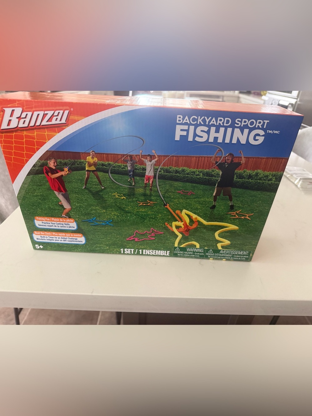 Backyard Splash Fishing Game - Yellow